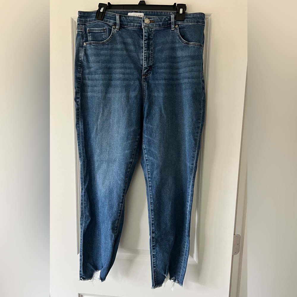 LOFT “Curvy High Waist Skinny” Jeans